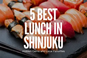 5 Best Lunch in Shinjuku