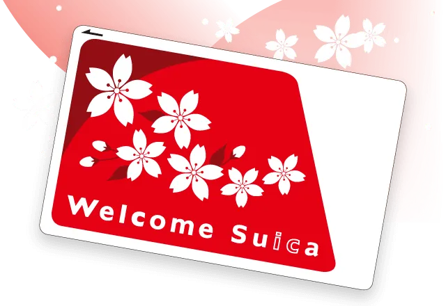image example if the Welcome Suica Card for tourists.