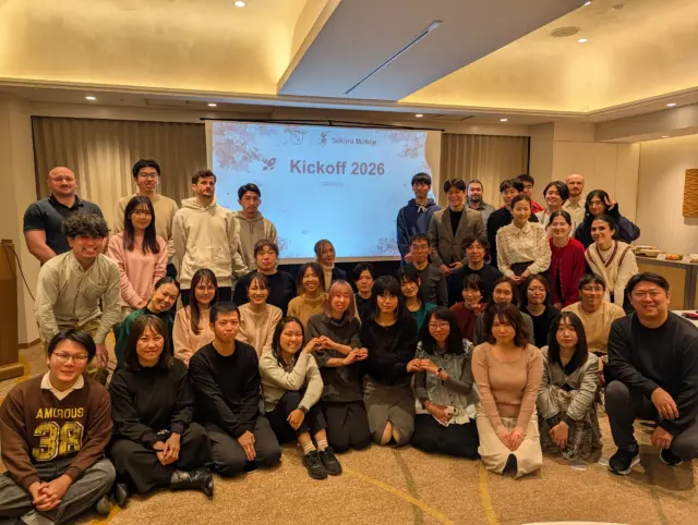 A picture of the Sakura Mobile team.