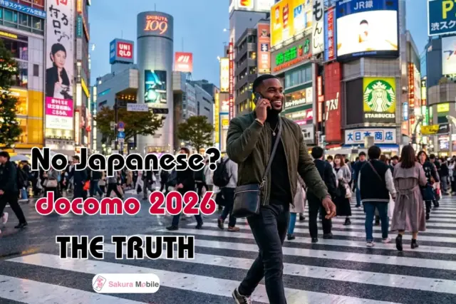 A foreign man is talking on the phone with a friend while walking through the busy Shibuya crossing.
