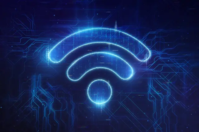 Illustration of a WiFi signal