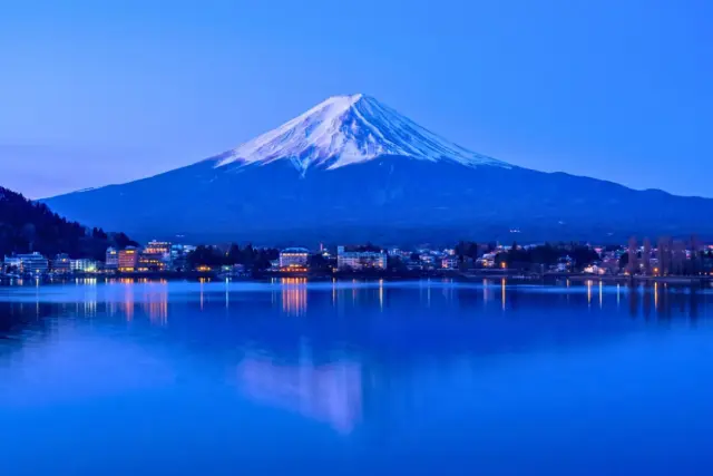 Mt. Fuji in the early morning