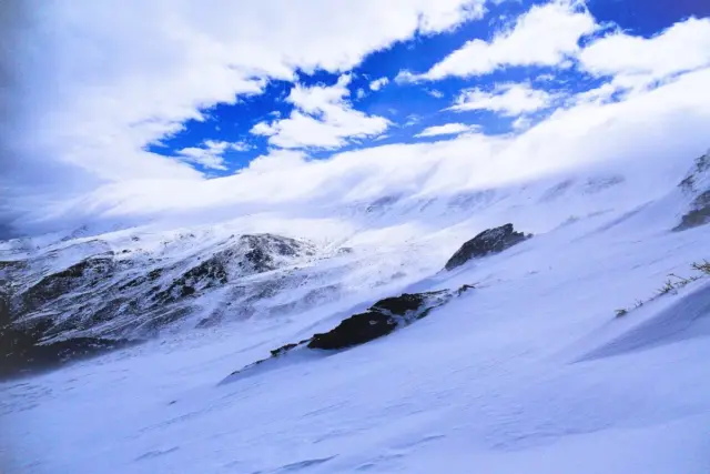 Mountain ridge in the Japanese Northern Alp