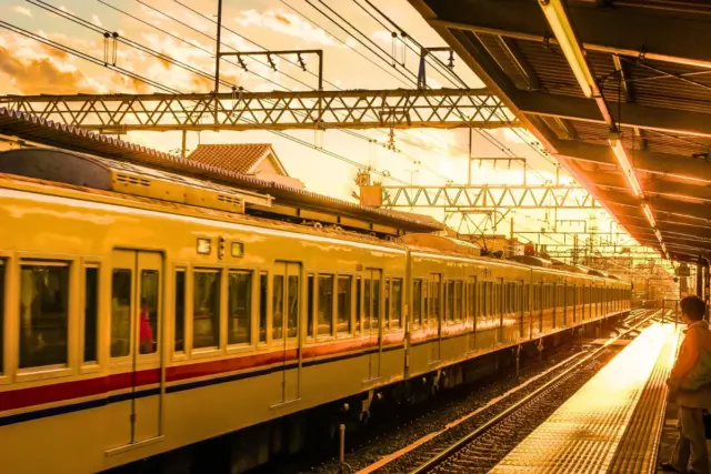 A train in Japan